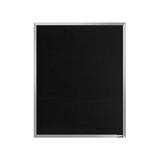 AARCO Framed Wall Mounted Letter Board Metal in Black | 30 H x 24 W x 0.5 D in | Wayfair BOFD3024