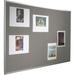 MooreCo Fab-Tak Wall Mounted Bulletin Board Cork/Metal in Gray | 48 H x 0.5 D in | Wayfair 331AK-36