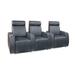 Bass Executive Home Theater Row Seating (Row of 3) Microfiber/Microsuede | 42 H x 94 W x 36 D in | Wayfair