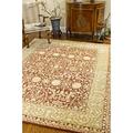 White 90 x 0.5 in Area Rug - Charlton Home® Braxtan Sik Road Hand-Tufted Wool Ivory Area Rug Wool | 90 W x 0.5 D in | Wayfair