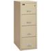 FireKing 4-Drawer Vertical Filing Cabinet Metal/Steel in White | 57 H x 21.3125 W x 32.0625 D in | Wayfair 4-2157-2 (parchment) (w/ 3002 Lock)