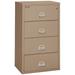 FireKing Fireproof 4-Drawer Vertical File Cabinet Metal/Steel in Brown | 52.75 H x 31.1875 W x 22.125 D in | Wayfair 4-3122-C (taupe)