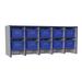 Jonti-Craft MapleWave® 10 Compartment Cubby w/ Bins Wood in Blue | 20 H x 48 W x 15.5 D in | Wayfair 0771JC003