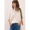 Plüschweste CECIL, Damen, Gr. XL (44), beige (teddy vanilleweiß), Web, Obermaterial: 100% Polyester. Futter: 100% Polyester, unifarben, casual, hüftlang, Westen, im sportlichen Look