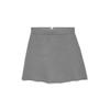 Minirock VERO MODA "VMSABA NW SKATER SKIRT GA NOOS", Damen, Gr. M (38), grau (medium grau melange), Strick, Obermaterial: 50% Viskose, 28% Polyester, 22% Nylon, unifarben, modisch, kurz, Röcke