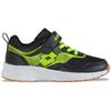 Hallenschuh LOTTO, Kinder, Gr. 26, gelb (schwarz, lime), Synthetik, Kunstfaser, mehrfarbig, sportlich, Schuhe, - für den Indoor Sport - mit nicht-färbender Sohle