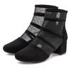 Stiefelette LASCANA "Ankle Boots, Stiefel", Damen, Gr. 38, schwarz, Obermaterial: 100% Textilmaterial. Futter: 100% Lederimitat. Decksohle: 100% Lederimitat. Laufsohle: 100% Synthetik, unifarben, leicht transparent, feminin, Schuhe, mit modischen...