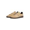 Sneaker TOMMY JEANS "THE GREENWICH EDGE SUEDE", Herren, Gr. 46, beige (beige, schwarz), Veloursleder, sportlich, Schuhe, Freizeitschuh, Halbschuh, Schnürer mit farblicher Pasepelierung