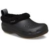 Clog CROCS "Classic Lined Clog Shorty", Herren, Gr. 48, schwarz, Croslite, casual, Schuhe, Regenschuh, Outdoorschuh, Hausschuh mit Warmfutter