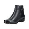 Stiefelette CAPRICE "Caprice Stiefelette Leder", Damen, Gr. 38, blau (ocean), Leder, casual, Schuhe