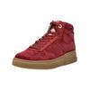 Sneaker PAUL GREEN "Paul Green Sneaker Veloursleder", Damen, Gr. 39, rot (wine), Veloursleder, casual, Schuhe
