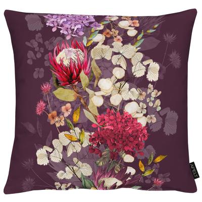 Kissenhülle APELT "3402", lila,pink,beere, B:49cm L:49cm, Polyester, Baumwolle, Obermaterial: 75% Polyester, 25% Baumwolle, Kissenbezüge Image