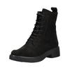 Schnürstiefelette CAPRICE "Caprice Stiefelette Veloursleder", Damen, Gr. 39, schwarz, Veloursleder, casual, Schuhe