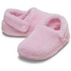 Hausschuh CROCS "Classic Cozzy Slipper K", Kinder, Gr. 36, rosa, Croslite, Textil, casual, Schuhe, Pantoffel, Clog mit Filzwolle