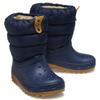 Winterboots CROCS "CLASSIC NEO PUFF BOOT T", Kinder, Gr. 25, blau (navy), Croslite, Nylon, casual, Schuhe, Snowboots, Winterstiefel zum Schlupfen
