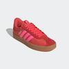 Sneaker ADIDAS SPORTSWEAR "VL COURT 3.0", Gr. 38, semi lucid rot, lucid pink, core weiß, Textil, Leder, sportlich, Schuhe, Design auf den Spuren des adidas Samba
