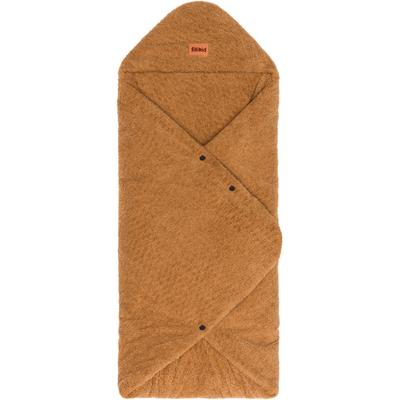 Einschlagdecke FILLIKID "Dinara braun, Teddyplüsch", braun, B:35cm L:80cm, Wohndecken, für Autositz Gr. 0 oder Kinderwagen Image