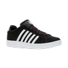 Sneaker K-SWISS "COURT TIEBREAK II SDE", Gr. 42, schwarz-weiß (schwarz, weiß), Leder, sportlich, Schuhe