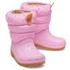 Winterboots CROCS "CLASSIC NEO PUFF BOOT T", Kinder, Gr. 25, rosa, Croslite, Nylon, casual, Schuhe, Snowboots, Winterstiefel zum Schlupfen