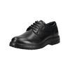 Schnürschuh JOSEF SEIBEL "Josef Seibel Halbschuhe Leder", Herren, Gr. 45, schwarz, Leder, casual, Schuhe