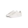 Sneaker TOMMY JEANS "THE GREENWICH EDGE FULL LEATHER", Damen, Gr. 42, weiß, Leder, sportlich, Schuhe, Freizeitschuh, Halbschuh, Schnürschuh im Basket-Style