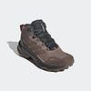 Wanderschuh ADIDAS TERREX "TERREX SKYCHASER AX5 MID GORE-TEX E", Gr. 38, trace braun, earth strata, semi impact orange, Synthetik, Textil, sportlich, Schuhe, wasserdicht
