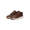 Sneaker TOMMY HILFIGER "PREMIUM LEATHER HYBRID", Herren, Gr. 46, braun (dunkelbraun), Leder, sportlich, Schuhe, Freizeitschuh, Halbschuh, Schnürer mit weicher Schaftrand-Posterung