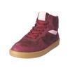 Sneaker RICOSTA "Ricosta Sneaker Veloursleder", Gr. 36, rot (bordeaux), Veloursleder, casual, Schuhe
