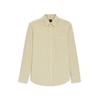 Langarmhemd BOSS ORANGE "Relegant", Herren, Gr. M, N-Gr, beige (light beige271), Cord, Obermaterial: 100% Baumwolle, unifarben, casual, regular fit, Langarm Manschette, Hemden, aus Cord, reuglar fit, Kentkragen