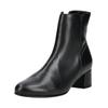 Stiefelette GABOR "Gabor Stiefelette Nappaleder", Damen, Gr. 38, schwarz (schwarz, schwarz), Nappaleder, casual, Schuhe