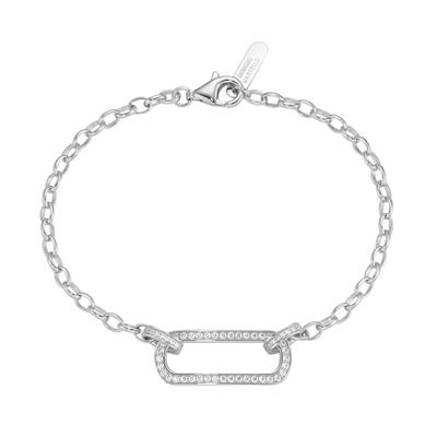 Armband "mit Zirkonia, Silber 925", silber, GIORGIO MARTELLO MILANO, Armbänder, Damen, 19cm, Silber 925 (Sterlingsilber) Image