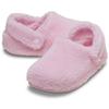 Hausschuh CROCS "Classic Cozzy Slipper K", Kinder, Gr. 33, rosa, Croslite, Textil, casual, Schuhe, Pantoffel, Clog mit Filzwolle