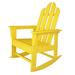 POLYWOOD® Long Island Rocking Chair in White/Yellow | 41 H x 26.5 W x 30 D in | Wayfair ECR16LE