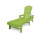 POLYWOOD® South Beach Chaise Plastic in Green | 38.75 H x 26.5 W x 75.5 D in | Outdoor Furniture | Wayfair SBC76LI