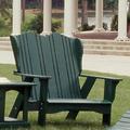 Uwharrie Outdoor Chair Plantation Wood Garden Bench Wood/Natural Hardwoods in Yellow | 45.5 H x 52 W x 36 D in | Wayfair 3051-075-Wash