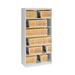 Tennsco Corp. Standard Bookcase in Gray/White | 63.5 H x 36 W x 16.5 D in | Wayfair FS350 -53