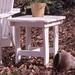 Uwharrie Chair Companion Wood Outdoor Side Table Wood in White | 30 H x 30 W x 23.5 D in | Wayfair 5040-071-Distressed