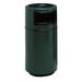 Witt Side Entry Round Series Receptacle 25 Gallon Trash Can Fiberglass in Brown | 38 H x 18 W x 18 D in | Wayfair 7C-1838TA-PD-24