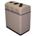 Witt Fiberglass Recycling 48 Gallon Multi Compartment Recycling Bin Fiberglass in Orange | 31 H x 16 W x 36 D in | Wayfair 11RR-361631PD-15