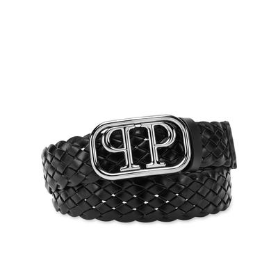 Leather Belt Crocco Print Philipp Plein Tm Image