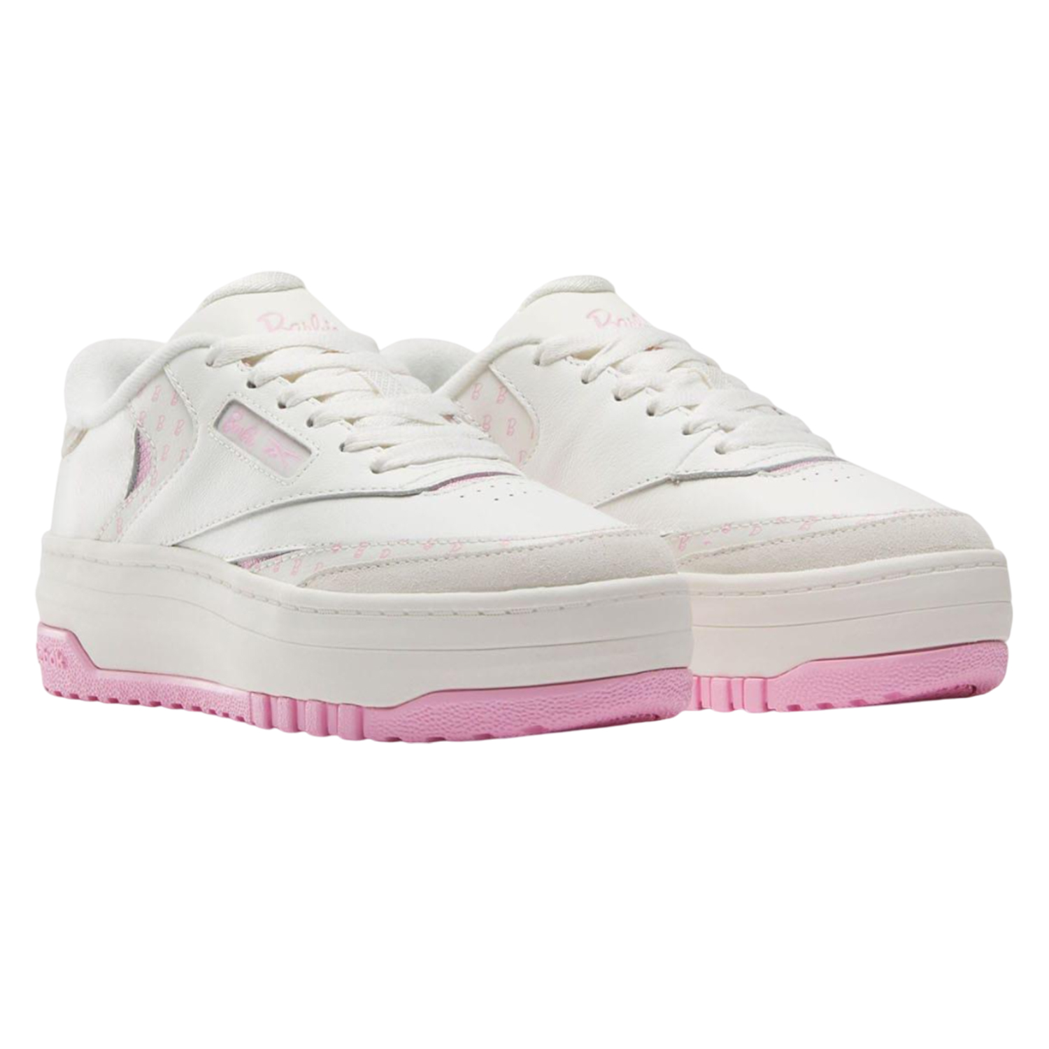 Reebok - Kinder Sneaker "X Barbie Club", Leder (Weiß/Pink) Image