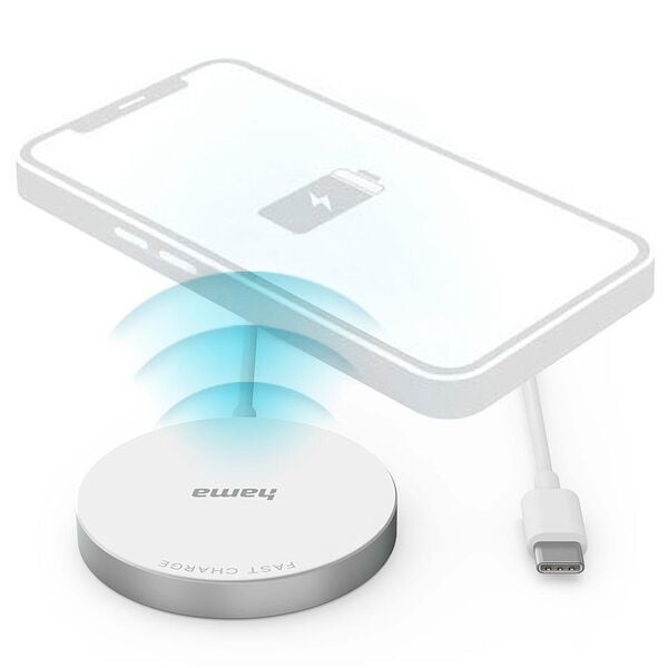 Hama Induktive Ladestation MagCharge FC15 weiß Image