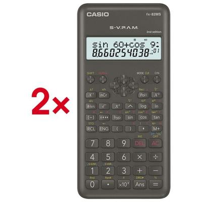 CASIO 2x Taschenrecher »FX-82MS«, 7.7x1.4x16.2 cm Image