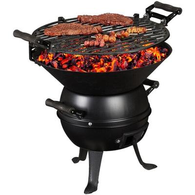relaxdays Grillfass aus Gusseisen Image