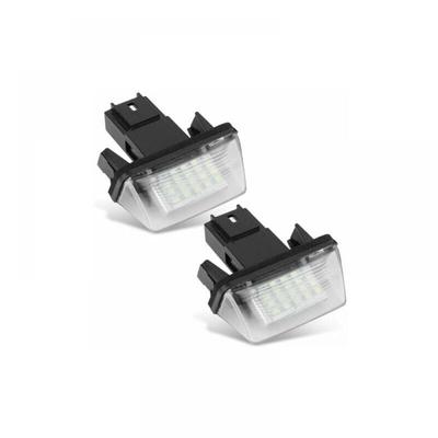 Cyslmuk - 2 stücke 18 led Auto Kennzeichenbeleuchtung Lampe Links & Rechts für C3 2002-2009 / Image