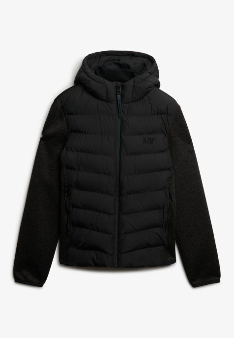 Superdry Jacke "Storm" Gr. M in Black Marl | Außenstoff: 100% Polyester