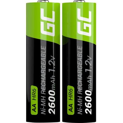 Green Cell - HR6 Mignon (AA)-Akku NiMH 2600 mAh 1.2 v 2 St. Image