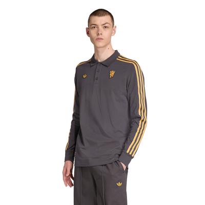 Manchester United adidas Icon Trainingspolo – Schwarz Image