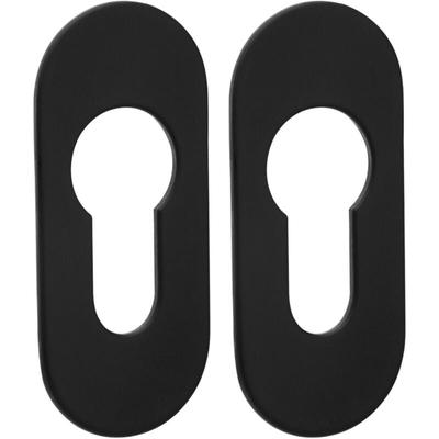So-tech - sotech selbstklebende Edelstahl Tür-Rosette - 2 Stück Kleberosetten oval 65 x 28 x 2 mm Image