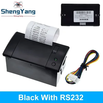 TZT 58 mm Mini-Thermodrucker, eingebetteter POS-Belegdrucker mit Schnittstelle, RS232/TTL, Verwendung mit 5 V–9 V Image